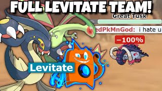 FULL LEVITATE ABILITY TEAM DESTROYS POKEMON SCARLET AND VIOLET [upl. by Enilegna]