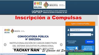 Video Tutorial Inscripción a compulsas Yachay Ñan quotEl Camino del Saber del Maestroquot [upl. by Stephani779]