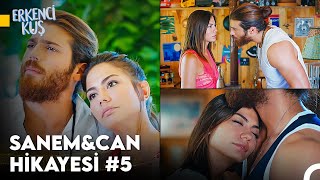 Erkenci Kuş 5 Bölüm Sanem❤Can Tüm Sahneleri [upl. by Rafaellle]