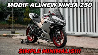 Modifikasi AllNew Ninja 250 Simple Elegant Look [upl. by Ynitsed384]