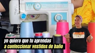 yo quiero que tu aprendas a confeccionar salidas de baño costura coser sew DYDfasion [upl. by Ithnan609]