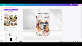 Canva Can Cooler Sleeve Mockup Tutorial [upl. by Simah]