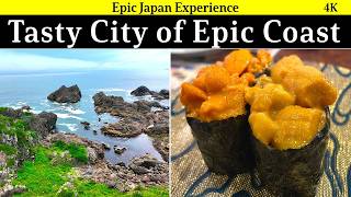 4K Japan Aomori prefTasty City of Epic Coast the city of Hachinohei [upl. by Elamrej]