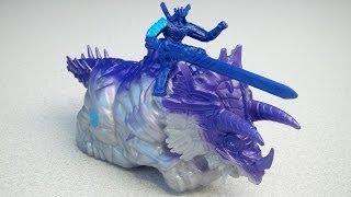 TRANSFORMERS 4 DINO SPARKERS DRIFT AND SLUG AGE OF EXTINCTION VIDEO TOY REVIEW [upl. by Yaakov]