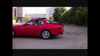 Porsche 944 25 na 19855 with OBX Catback sound [upl. by Wilden433]