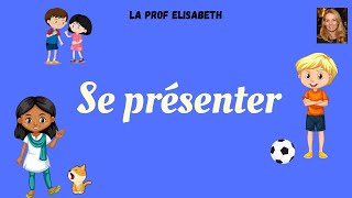 Je me présente Savoir se présenter en français Niveau A1 de FLE  Delf A1  😍 English subtitles [upl. by Nahsyar526]