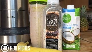 Banana Coconut Protein Smoothie [upl. by Urbas455]