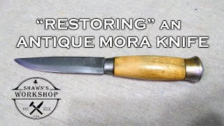 quotRestoringquot an Antique Mora knife [upl. by Gnoht376]