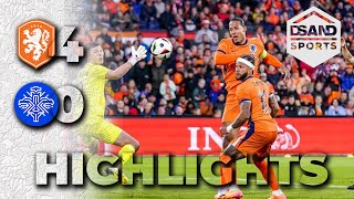 Belanda VS Islandia 40 All Goals and Highlights 2022 HD [upl. by Akinnor]