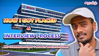 How I got placed in BOSCH  Interview Process amp My experience  Associate software engineer  Tamil [upl. by Nhguavaj]