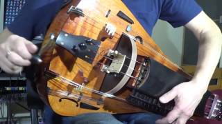 Hurdygurdy solo Andrey Vinogradov playing RazvrastanataDevoiko Mari Hubava [upl. by Htinek]