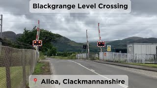 Blackgrange Level Crossing Clackmannanshire [upl. by Haida511]