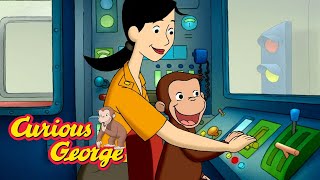 George Drives a Train 🐵 Curious George 🐵 Kids Cartoon 🐵 Kids Movies [upl. by Eremahs]