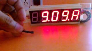 seven segment Clock with temperature display [upl. by Atined]