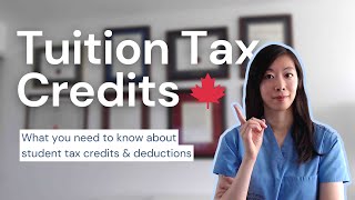 TUITION TAX CREDITS Explained for Canadian Students T2202 TD1 amp T1213 forms [upl. by Aeslek]