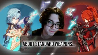 quotWhich Standard Weapon is good for youquot by a most sane genshin streamer [upl. by Aennil]