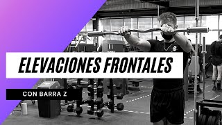 Elevaciones Frontales con Barra Z  IVOPHYSICAL [upl. by Nylasoj]