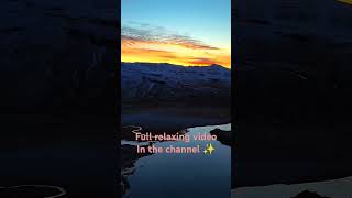 Mesmerizing Sunrise Over Icelandic Mountains – Relaxing White Noise [upl. by Fita]