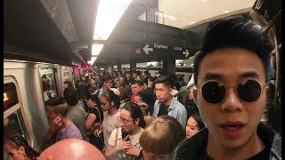 Stuck in MTA subway HELL Commuter Vlogs Episode 14 [upl. by Severson335]