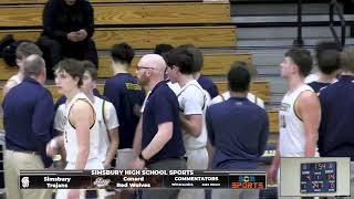 Simsbury High School Boys Varsity Basketball  January 30 2024 [upl. by Schwab]