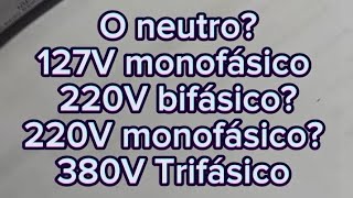 Você sabe de onde vem O NEUTRO Nas tensões 127V e 220V monofásico [upl. by Fredric]