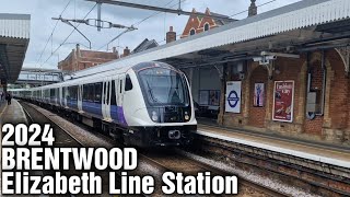 BRENTWOOD Elizabeth Line Station 2024 [upl. by Tirb]