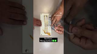 Correct technique of suturing  Surgeons Knot  Rohan Khandelwal  nursing dentist mbbs neetpg [upl. by Jordan267]