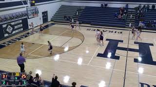 Hudson High School  IA  vs East Marshall High School Womens JV Basketball [upl. by Yddet]