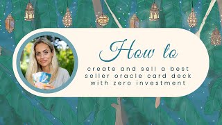 How to create and sell inspirational card decks with zero investment [upl. by Albright]