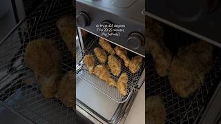 Air fryer lemon pepper wings 🍋 wings recipe shorts [upl. by Hesoj]