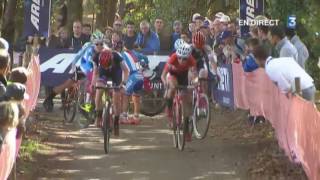 Championnat dEurope de cyclocross à Pontchâteau course Elite femmes [upl. by Isiah]