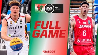 Belgium 🇧🇪 vs Japan 🇯🇵  Men Full Game  FIBA 3x3OQT 2024  3x3 Basketball [upl. by Otero]