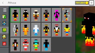 ✔️ Como Pegar Todas Skins do ATHOS no CELULAR no MINECRAFT [upl. by Peadar]