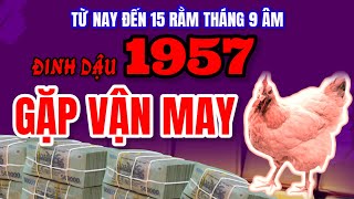 Tử vi tuổi Đinh Dậu 1957 Có vận may bất ngờ tiền vàng ùn ùn đổ về từ giờ đến Rằm tháng 9 âm lịch [upl. by Oirasor]