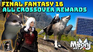 FFXIV Full Final Fantasy 16 Crossover Event Rewards  Dye Previews  Mount  Minion amp More [upl. by Inesita]