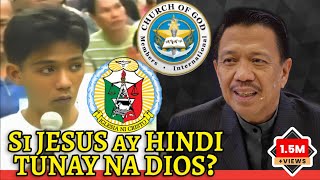 Bro Eli Soriano FULL Debate Reaction quotAng AMA LANG ang TUNAY na DIOSquot vs INC Melvin Roxas  U3 [upl. by Hanan642]