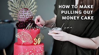 How to Make Surprise Money Cake For Your Parent’s Anniversary  Aesthetic Vlog [upl. by Ianaj]