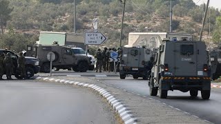 Israeli forces on scene where three police officers killed in West Bank  AFP [upl. by Hairahs]