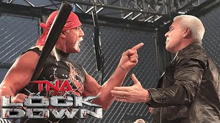 TNA Lockdown 2010 FULL EVENT  Team Hogan vs Team Flair Angle vs Anderson Team 3D vs The Band [upl. by Loriner]