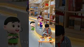 Dont make noise in the library animation cartoon funny comedy [upl. by Mansfield]