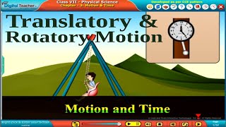 Translatory and Rotatory Motion Class 7 Physics  Digital Teacher [upl. by Miru154]