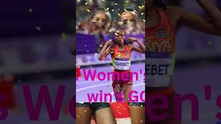 Olympics Paris 2024 B Chebet wins Gold duet olympics [upl. by Titania]