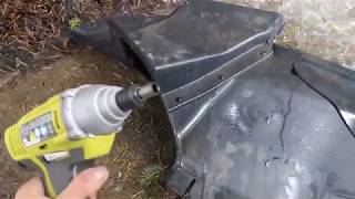 How To Remove Front Splash Shield Guard Under Car [upl. by Bina]