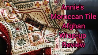 Annies Moroccan Tile Afghan Kit Unbox Reveal Review [upl. by Atsyrc988]