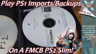 Play PS1 ImportsBackups Easily On A PS2 Slim With FreeMCBoot [upl. by Sadowski]