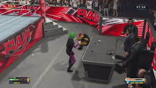 Amity Blight Vs Boscha WWE 2K24 [upl. by Maire461]