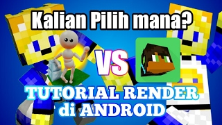 Tutorial Render Skin Minecraft di Android  Animate it amp 3D Skin Viewer [upl. by Akoek]