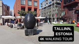 City walks series  Tallinn Estonia 4K walking tour [upl. by Catto252]