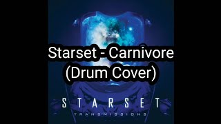 Starset  Carnivore Drum Cover [upl. by Esmaria]