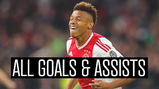 ALL GOALS amp ASSISTS  David Neres 2019  Brazilian Samba [upl. by Ivie]